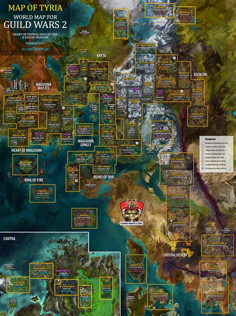 Guild Wars World Map