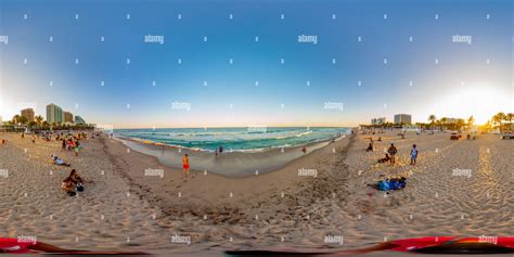 360° view of Fort Lauderdale, FL, USA - March 27, 2022: 360 vr