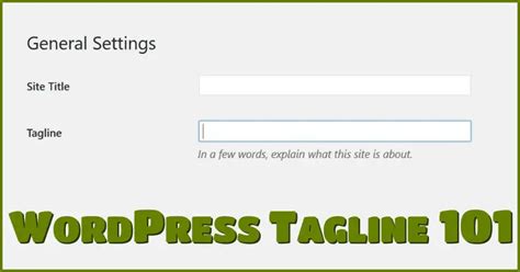 How To Write Better Wordpress Taglines And How To Use Them Business