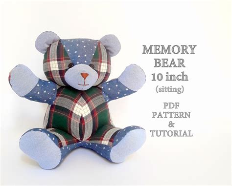 Memory Bear Patterns Free 60 Free Teddy Bear Sewing