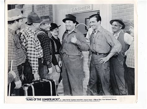 Movie Photo King Of The Lumberjacks Stanley Fields John Payne 8x10 Bandw