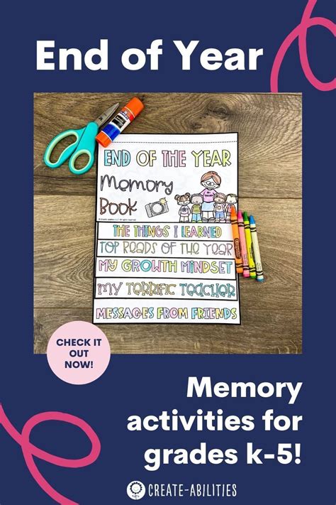 This End Of Year Memory Activities Pack Is A Perfect Way To End The