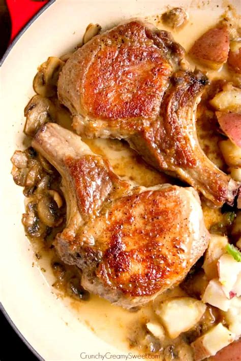 Braised Pork Chops Crunchy Creamy Sweet