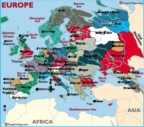 An Ah Linguistic Map Of Europe