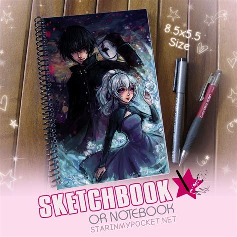 Anime Sketchbook Or Notebook Journal Sb Dtb Starinmypocket