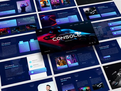 Console Gaming Powerpoint Template By Yoga Apriyanto On Dribbble