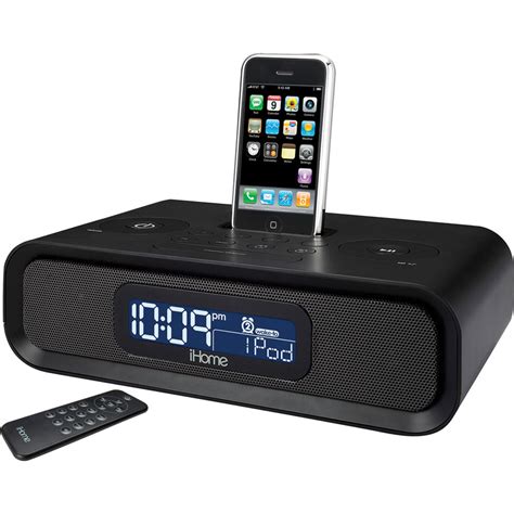 Enjoy your music while keeping your iphone or ipod fully charged. iHome iP98 Dual Alarm Clock Radio IP98 B&H Photo Video