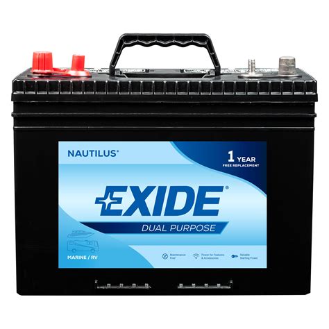 Nautilus dual purpose marine battery is it maintenance free? Exide® 27MDP - Nautilus™ 80 Ah 12V Dual Purpose Battery ...