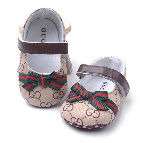 Gucci Shoes Kids Gucci Kids Girl Leather And Fabric Shoes Glamood