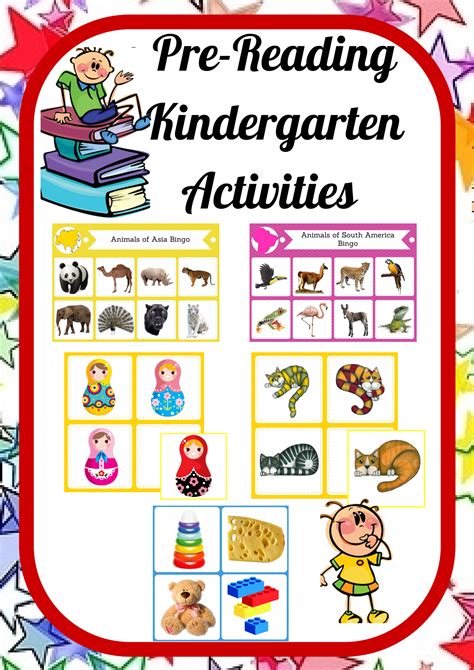 Pre Reading Activities For Kindergarten Perantausepilodge