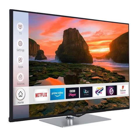 Techwood 55AO8UHD 55 Inch Smart 4K Ultra HD HDR TV Freeview Play | Electrical Deals