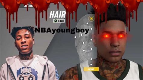 Nba Youngboy Face Creation Nba 2k20 Youtube