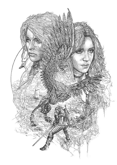 The Witcher coloring, Download The Witcher coloring for free 2019