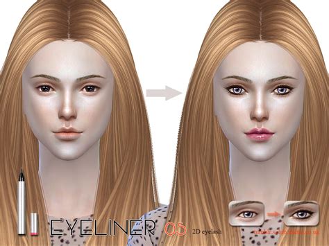The Sims Resource S Club Ll Ts4 Eyeliner 05