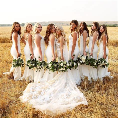 7 Bridal Parties That Will Make You Fall In Love With The White