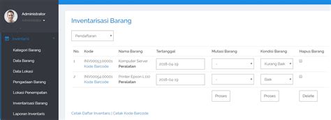 Jasa Pembuatan Aplikasi Program Inventaris Barang