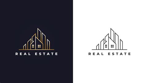 Luxury Gold Real Estate Logo Building Property Development Architecture