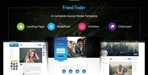 21 Social Media Website Templates Free Popular Templates Design