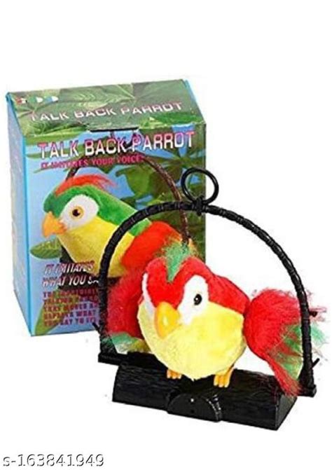 Parrot Talking And Repeats Toy For Baby Talk Back Parrot