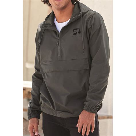 Water Resistant Anorak Jacket By Independent Trading Co Show Your Logo