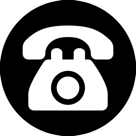 Black Phone Icon Png Transparent Images Amashusho