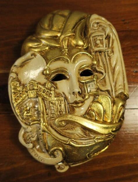 Music Theme Decorative Wall Mask Pair Wolfgang Amadeus Mozart