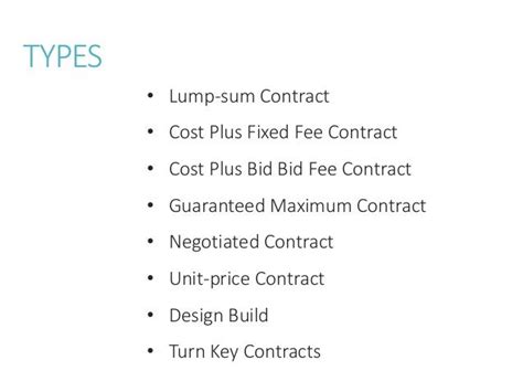 Maybe you would like to learn more about one of these? Types of Contract in Construction Management in 2020 ...