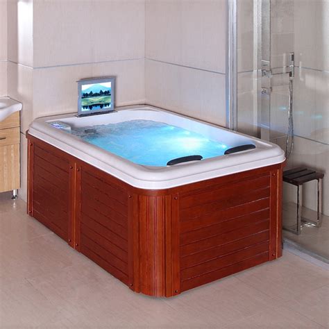 Hs Spa291y Mini 2 Person Indoor Wooden Hot Tub Buy Mini