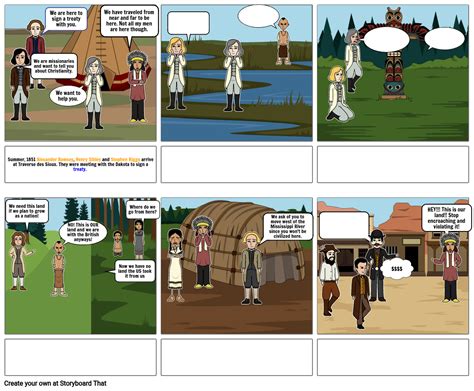 Treaty Of Traverse Des Sioux Storyboard By 35c41a28