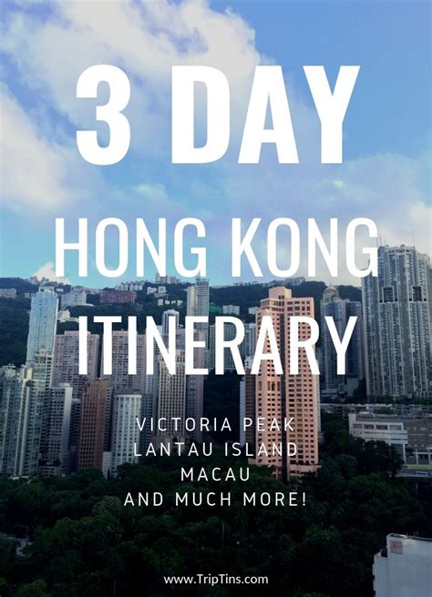 The Complete Hong Kong Itinerary 3 Days Your 3 Days In Hong Kong