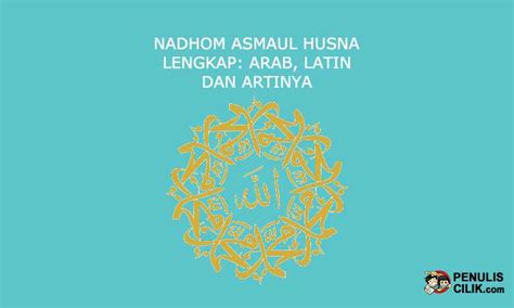 Download teks nadhom asmaul husna. Nadhom Asmaul Husna Lengkap: Arab, Latin dan Artinya ...