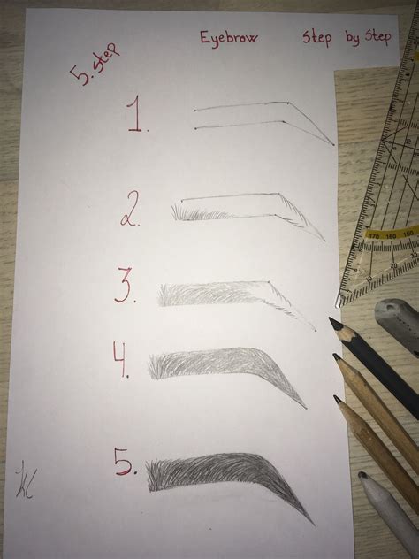 How To Draw An Eye Brow Step By Step At Drawing Tutorials
