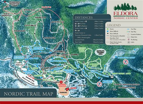 Eldora Mountain Resort Nordic Center Trail Map Try This For Cross