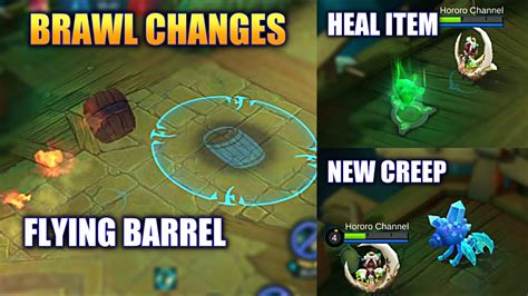 New Creep Heal And Barrel In New Brawl Update Mobile Legends Youtube