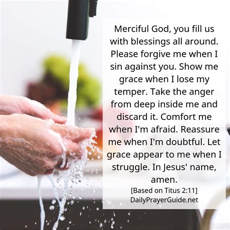 A Prayer For The Appearance Of Grace Titus 2 11 Daily Prayer Guide