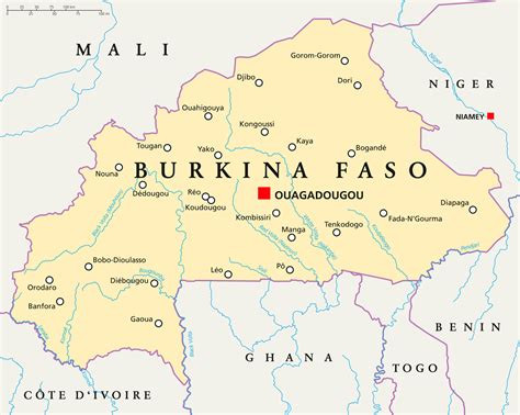 Burkina Faso Maps Geography Facts Mappr