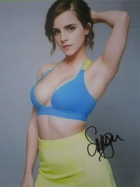 Emma Watson So Sexy Actress Signed Autographed Photo W Coa 9199