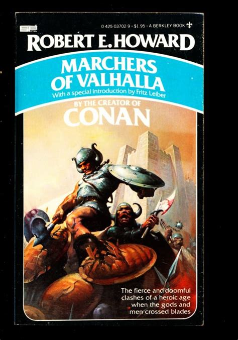Marchers Of Valhalla Robert E Howard Berkley 2nd Print