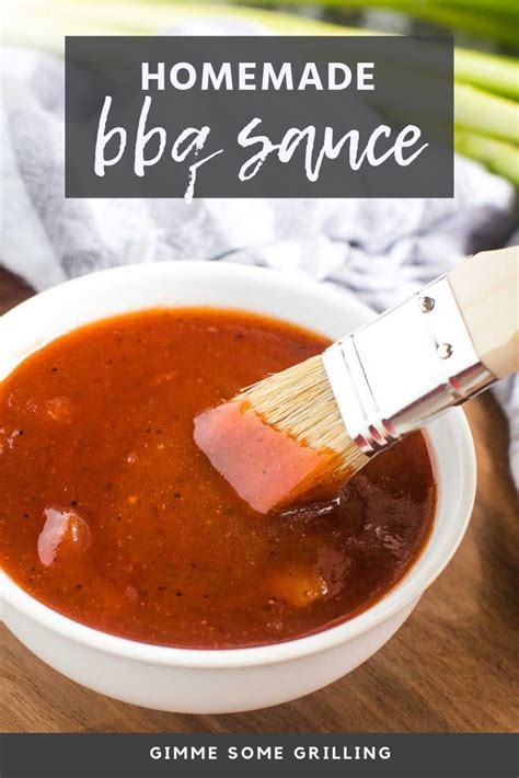 Homemade Bbq Sauce Only 15 Minutes Gimme Some Grilling ® Bbq