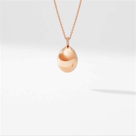 Fabergé Essence Rose Gold Egg Pendant For Sale At 1stdibs