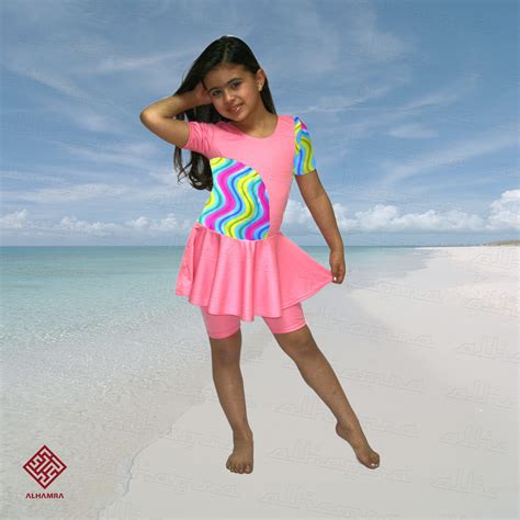 Alhamra Al925 Girls Modest Swimwear Swimsuit Sportswear Alhamra