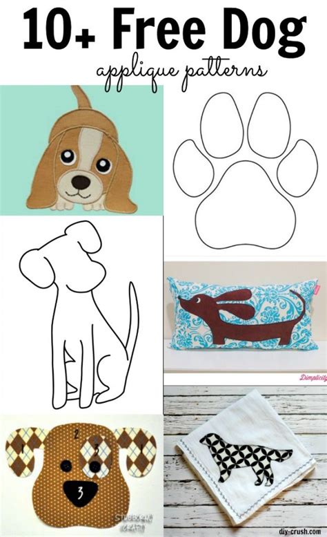 10 Free Dog Applique Patterns For Download Free Patterns And More By