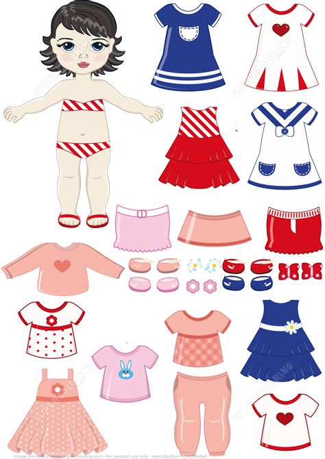 Free Printable Paper Dolls And Clothes Printable Party Palooza