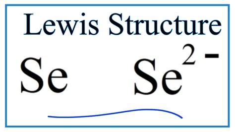 Lewis Dot Structure For Se