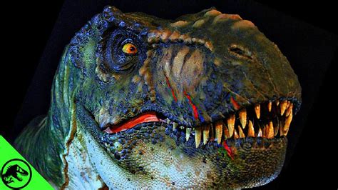 What Kind Of Dinosaur Really Gave This T Rex Its Scars Jurassic Park Theory Youtube