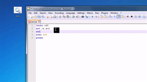 Windows Batch Scripting Episode 2 Variables Youtube