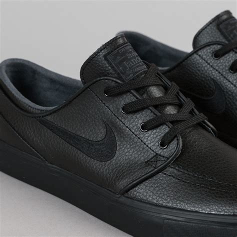Nike Sb Stefan Janoski Leather Shoes Black Black Black Anthrac