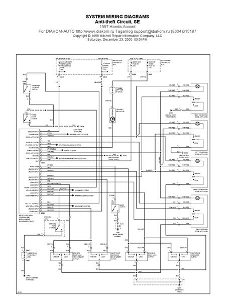 Read electrical wiring diagrams from negative to positive in addition to redraw the routine like a straight collection. 1994 Honda Accord Wiring Diagram Collection - Wiring ...