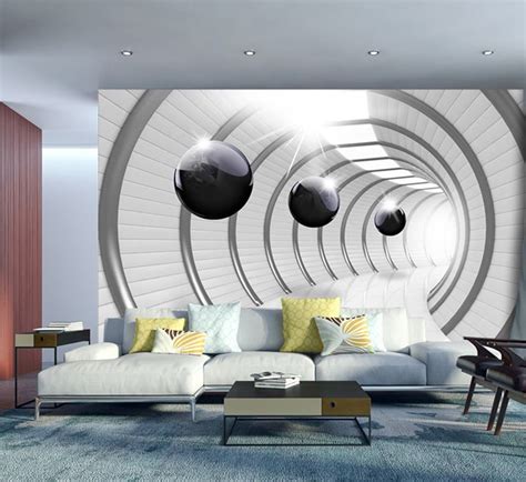 3d Wall Murals Certainly Are A Futuristic Home Décor Idea Try One