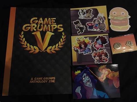 [misc] Game Grumps V Zine Arrived Today Here S A Look At What Came In It R Gamegrumps